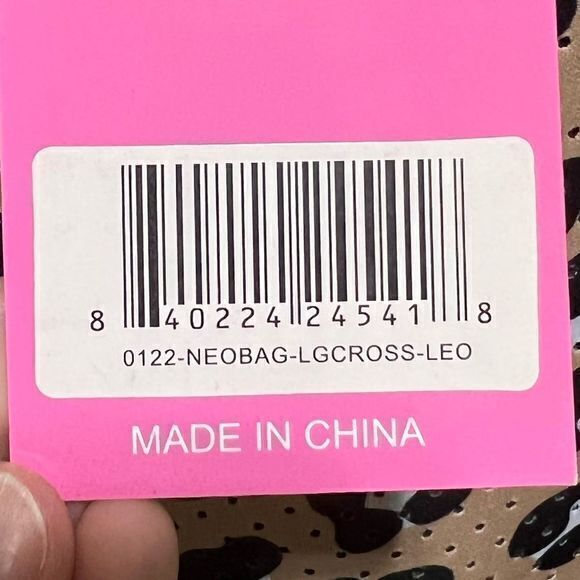 NWT Simply Southern Neoprene Leopard Print Large and Mini‎ Crossbody Purse Set - Picture 6 of 10